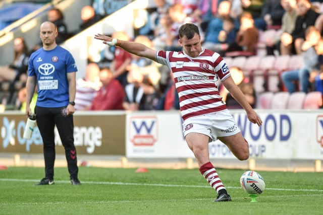 Harry Smith kicked eight out of Wigan's 11 conversions and scored a try of his own.