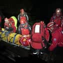 Many rescues take place in darkness and the team often practises in these conditions