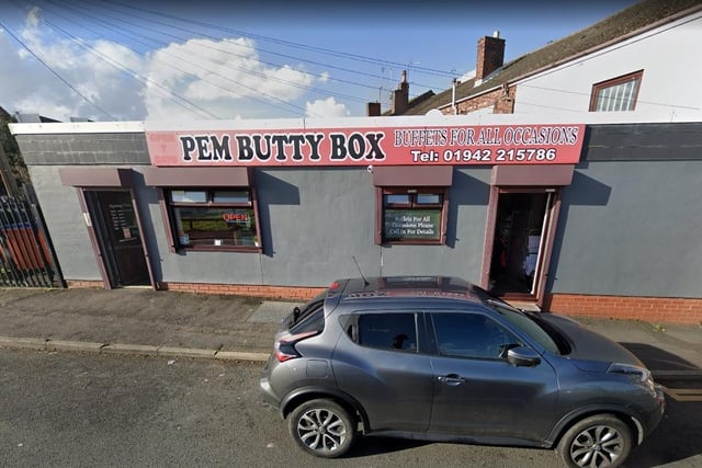 Pem Butty Box on Smethurst Lane, Pemberton, has a 4.5 out of 5 rating from 158 Google reviews