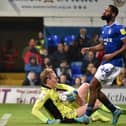 Joe Bennett almost scores at Ipswich in midweek