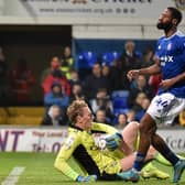 Joe Bennett almost scores at Ipswich in midweek