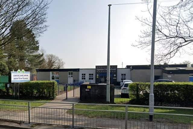 Lowton Junior and Infant School on Newton Road, Lowton