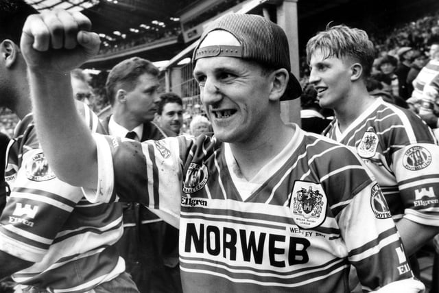 A linchpin of Wigan RL's all-conquering team of the 1980s and '90s, Shaun Edwards was one of the greatest half-backs the sport has ever known. Such was his prowess as a schoolboy player that he was snaffled up by Wigan for a record sum on his 17th birthday and went on to help win his team unprecedented amounts of silverware. Since retirement he has forged a new career as an international rugby union coach.