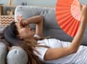 Use a hand or electric fan to keep cool and take on plenty of fluids