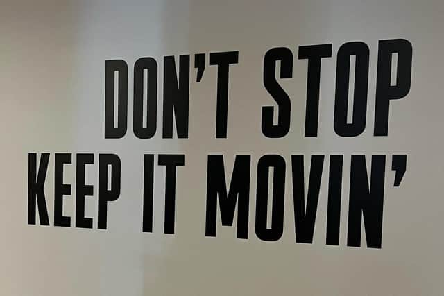 The poster that keeps Luke Marsden motivated