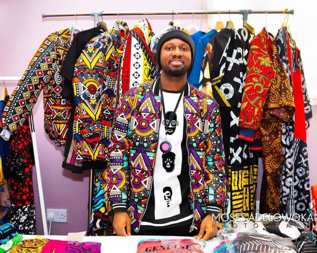 Check out our AfriFusion couture winter bomber Jacket