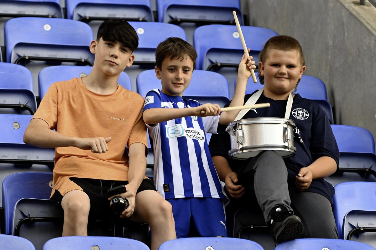 Are YOU in our 31-strong Wigan Athletic fans gallery from Notts County?