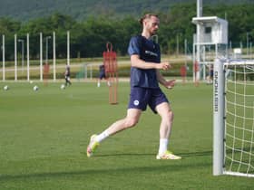 Will Keane during Latics' training camp in Hungary last week