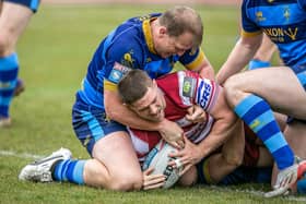 Ryan Hampshire went over for a try in the reserves game (Credit: Bryan Fowler)