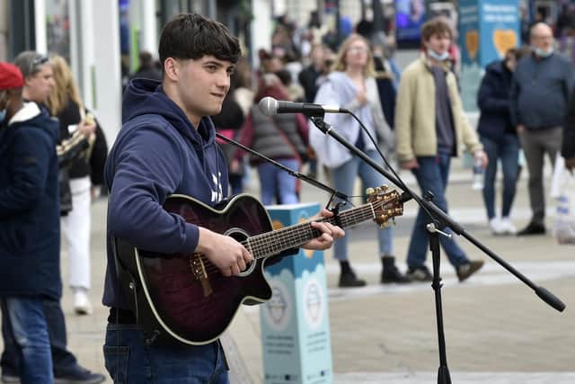 An appeal for buskers weent out across the region to join the festival