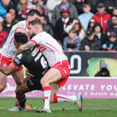 Stand-off Bevan French scored Wigan's only try of the derby