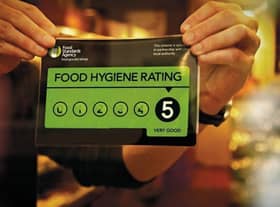 Food Standards Agency, Food Hygiene Rating sticker. 