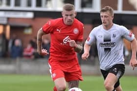 James McClean in action at Bamber Bridge