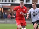 James McClean in action at Bamber Bridge