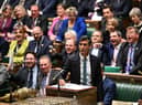 Prime Minister Rishi Sunak (centre) during Prime Minister's Questions in the House of Commons this week. Columnist Susan Morrison is not getting too attached to the UK's new leader - for now, at least. PIC: UK Parliament/Jessica Taylor/PA Wire