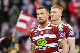 Mike Cooper marked his return from injury during Wigan's Super League home clash with Castleford