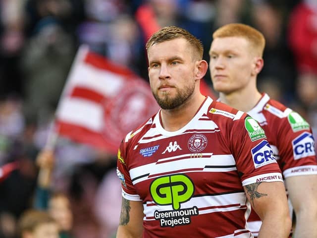 Mike Cooper marked his return from injury during Wigan's Super League home clash with Castleford