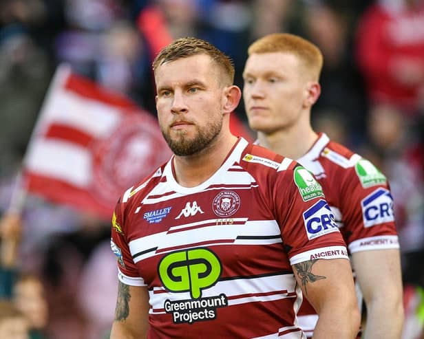 Mike Cooper marked his return from injury during Wigan's Super League home clash with Castleford