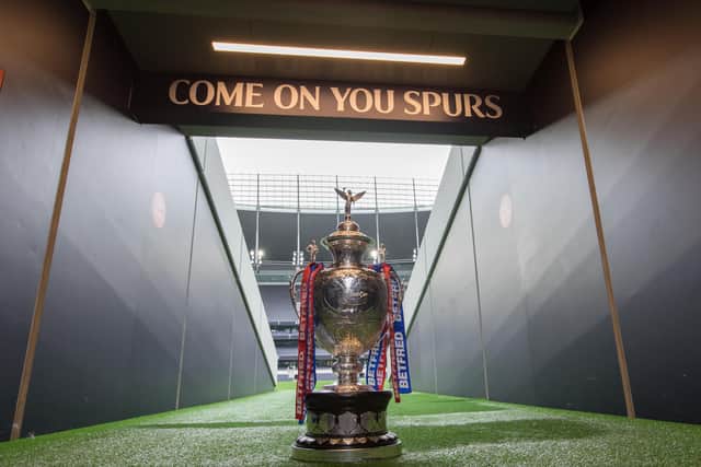 The Challenge Cup final takes place at the Tottenham Hotspur Stadium on Saturday