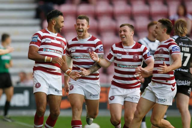 Bevan French scored a record-breaking seven tries in his last outing at the DW Stadium