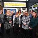 A team of teaching assistants at St Peter's C of E primary school, Hindley, celebrate as the school has been awarded the Best Practice for Teaching Assitants award creditation.