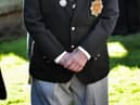 D-Day veteran Harry Cullen at Wigan's Remembrance Day parade and service in 2017