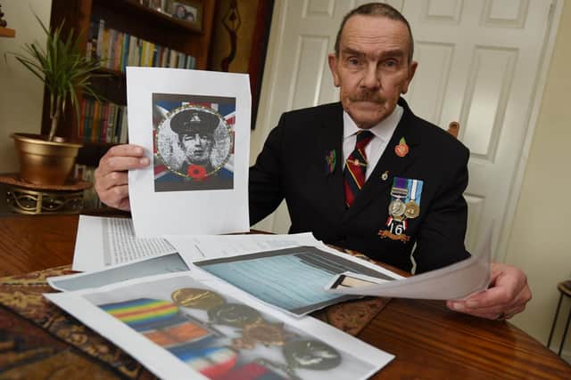 David Roberts from Standish, with information of unsung Wigan war hero John Donnelly, a WW1 veteran.