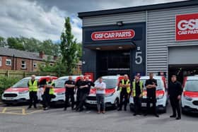 Staff at the new GSF Car Parts branch in Wigan
