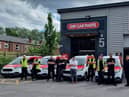 Staff at the new GSF Car Parts branch in Wigan