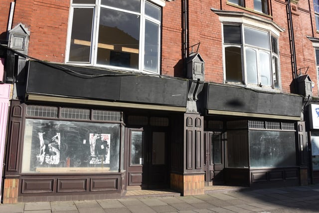 An empty unit on Mesnes Street, Wigan.