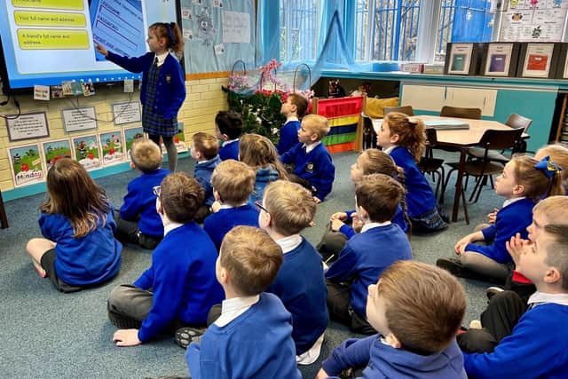 St Oswald’s Catholic Primary School pupils learn what to do online