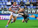 Willie Isa in action for Wigan Warriors on Friday
