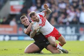 Brad O'Neill was one of the stand-out performers for Wigan Warriors in the Good Friday defeat to St Helens