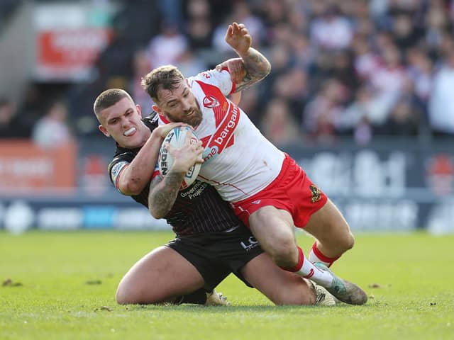Brad O'Neill was one of the stand-out performers for Wigan Warriors in the Good Friday defeat to St Helens