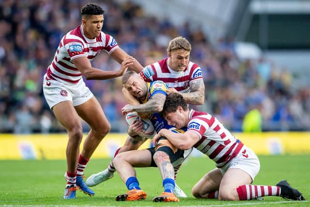 Wigan Warriors were defeated by Leeds Rhinos at Headingley