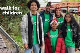 Leeds United lends support to NSPCC festive fun at Roundhay Park with Santa, Geordie Shore star and DJ Schak.