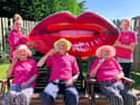 Residents and staff at Shawcross care home learn about good oral hygiene at a "TEAth" party