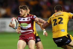 Jack Farrimond in action for Wigan Warriors