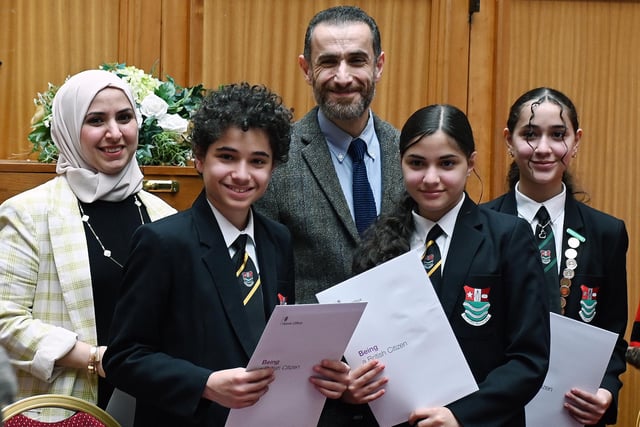 Wigan's new British Citizens  were presented with certificates at the monthly British Citizenship ceremony held at Wigan Town Hall.
