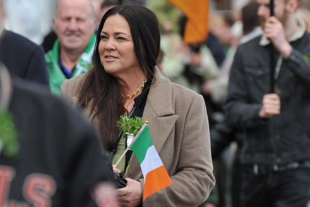 Flags were flying at the annual St Patrick's Day parade around the centre of Ashton-in-Makerfield, organised by the Brian Boru Club.