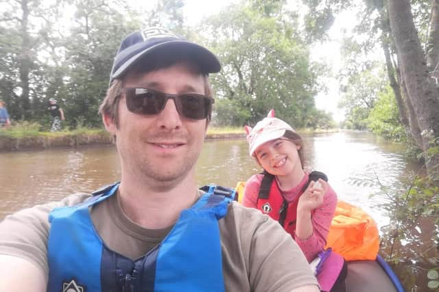 Terry Smith and his 8-year-old daughter, Poppy, will be kayaking across the country to raise funds for ME/CFS research.