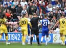 Curtis Tilt is left in a heap at the DW after clashing with Ched Evans
