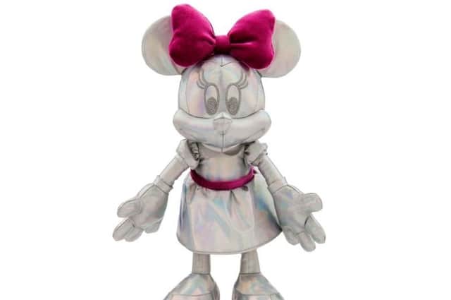 Minnie soft toy is dressed to impress (photo: shopDisney)