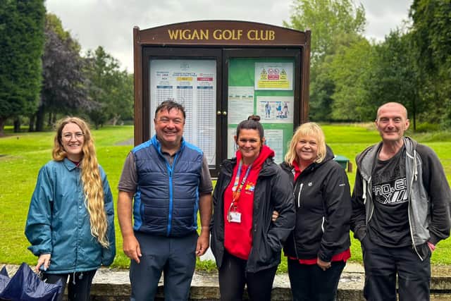 The annual event took place at Wigan Golf Club despite adverse weather