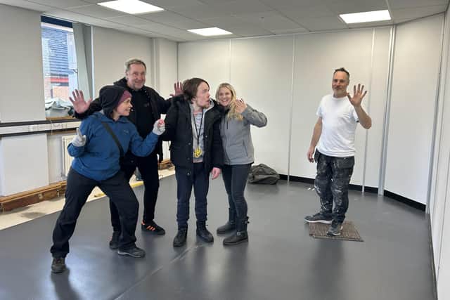 Students and staff get used to their new surroundings at the More Than Words based at Sovereign Business Park