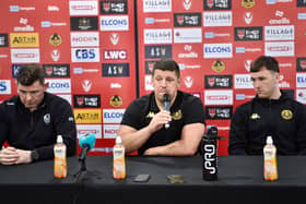 St Helens and Wigan held a joint media press conference at the Totally Wicked Stadium on Monday