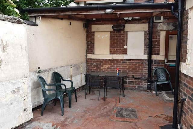 An outdoor area of the Earl of Balcarres