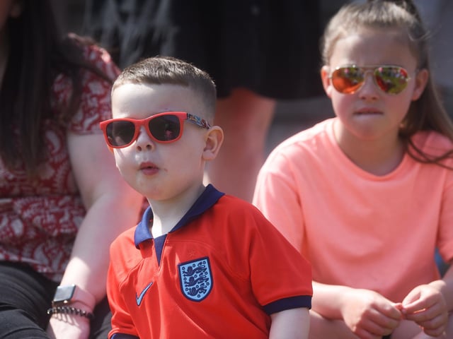Charity football match between Holly's Hearts and Angels United at Atherton Town FC