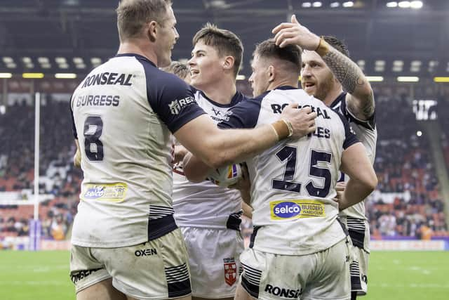 England take on Papua New Guinea at the DW Stadium