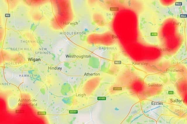 The Japanese knotweed hotspots that surround Wigan